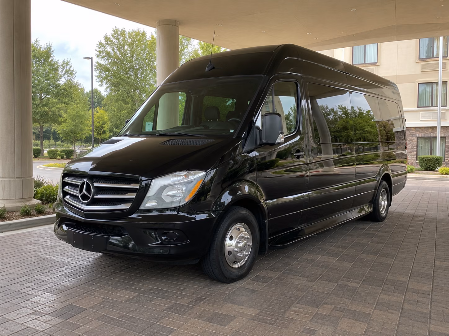 choose from sprinter vans to full size buses for every group size on your hendersonville wine tour